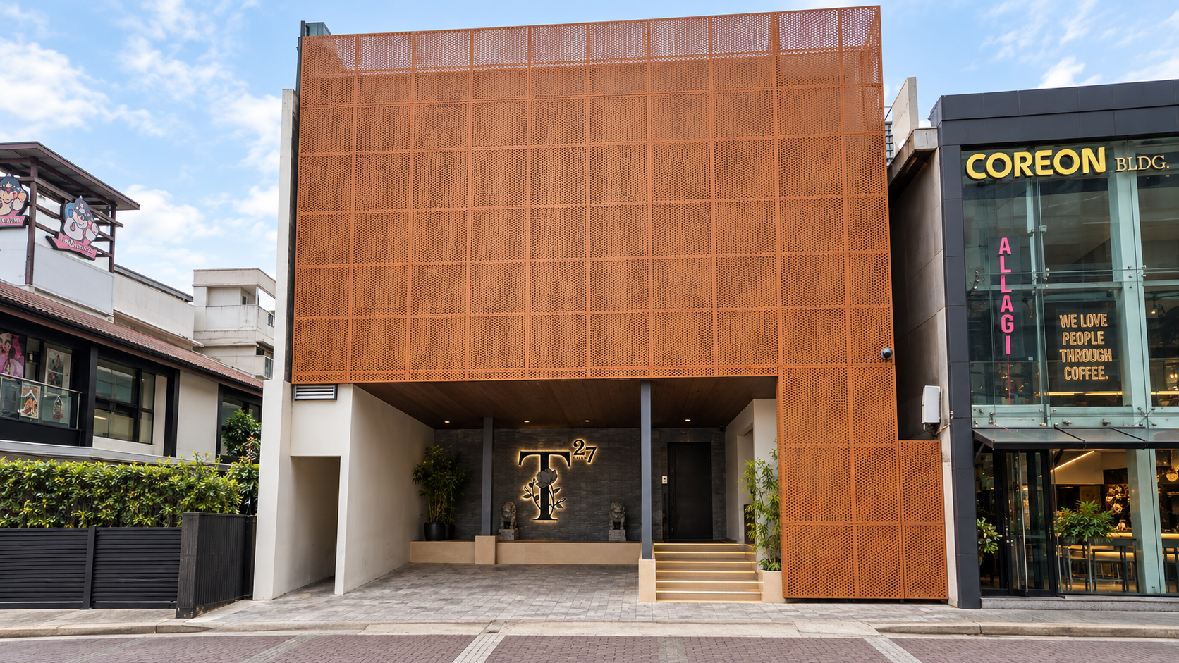 Façade of T by 27Shaw